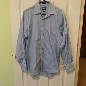 Men’s Size Medium (15-15.5) G.H. Bass & Co. Regular Fit Longsleeve Dress Shirt